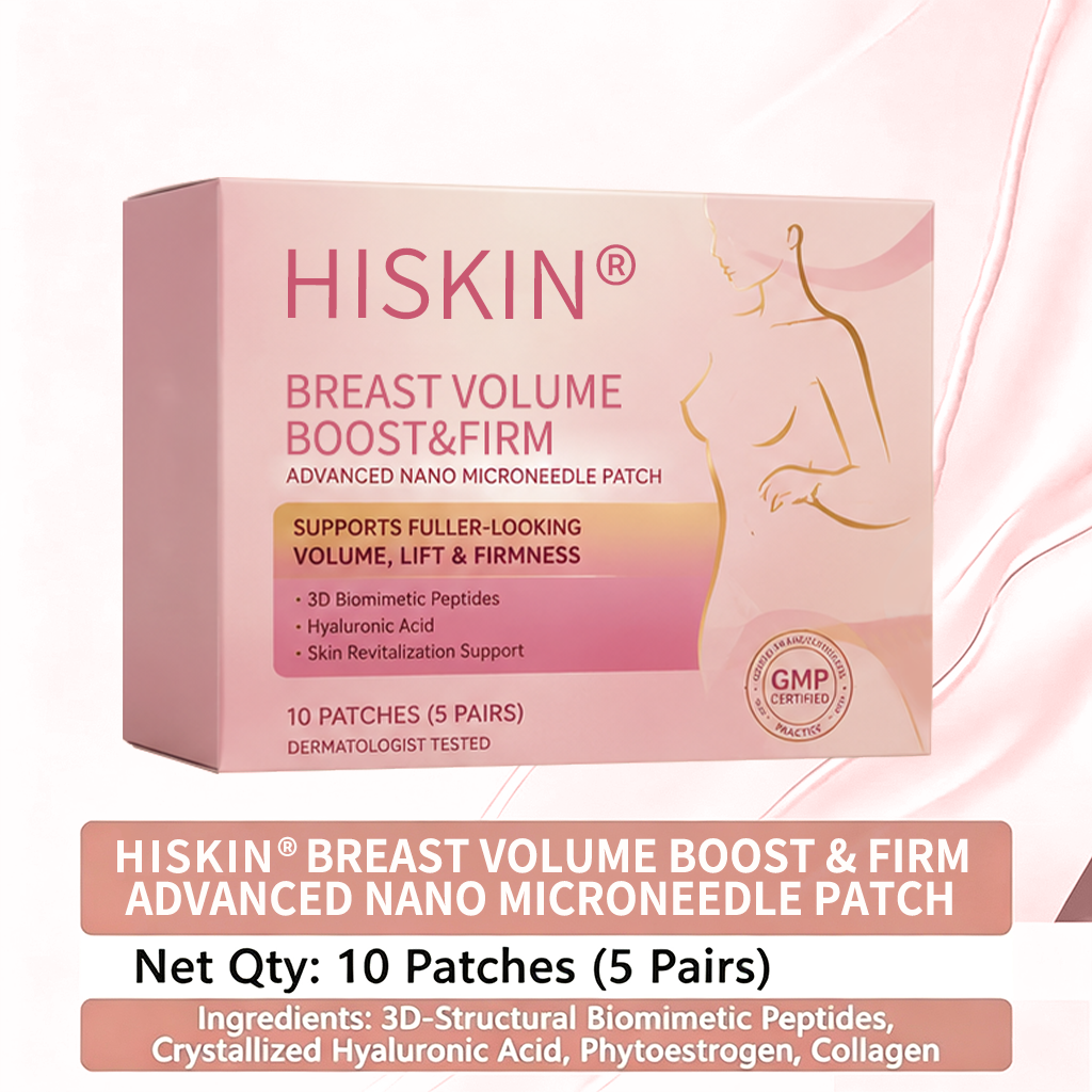 HISKIN® Advanced Volumizing & Firming Micro-Infusion Patch: Targeted Nano-Tech for a Fuller, Lifted Bust