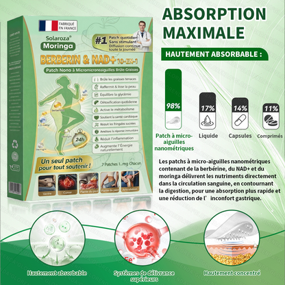 Boutique Officielle 🇫🇷 | ✅️ Patch Minceur Solaroza® 10-en-1 : Relancez le Métabolisme et Brûlez les Graisses (NAD+ & Berbérine)