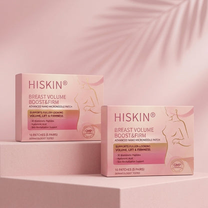 HISKIN® Advanced Volumizing & Firming Micro-Infusion Patch: Targeted Nano-Tech for a Fuller, Lifted Bust