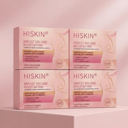 HISKIN® Advanced Volumizing & Firming Micro-Infusion Patch: Targeted Nano-Tech for a Fuller, Lifted Bust