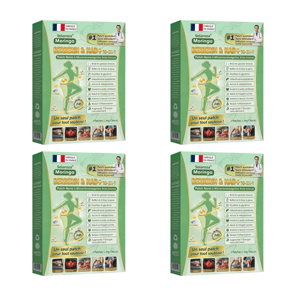 Boutique Officielle 🇫🇷 | ✅️ Patch Minceur Solaroza® 10-en-1 : Relancez le Métabolisme et Brûlez les Graisses (NAD+ & Berbérine)