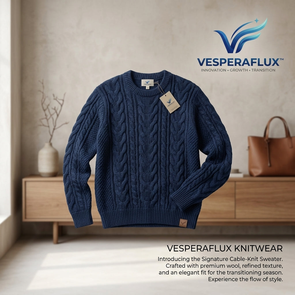 VESPERAFLUX™ Astral Draped Knit Cardigan