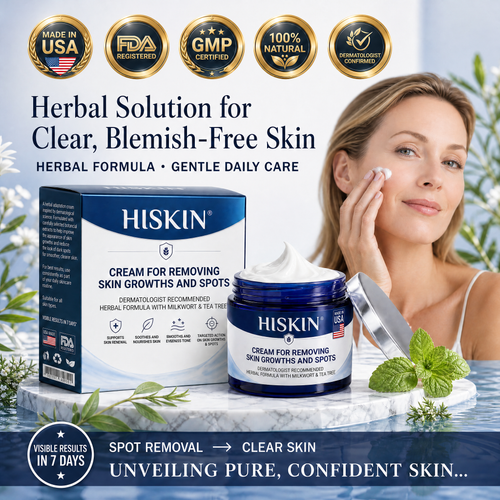 HISKIN® 10-in-1 Targeted Skin Tag & Dark Spot Cream – 7-Day Painless, Scar-Free Herbal Formula