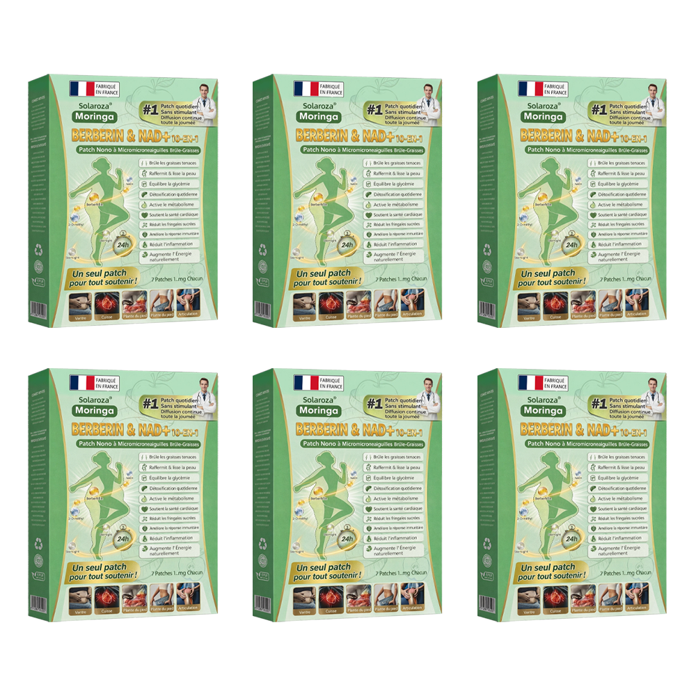 Boutique Officielle 🇫🇷 | 🌿 Patch Minceur Solaroza® 10-en-1 : Relancez le Métabolisme et Brûlez les Graisses (NAD+ & Berbérine)