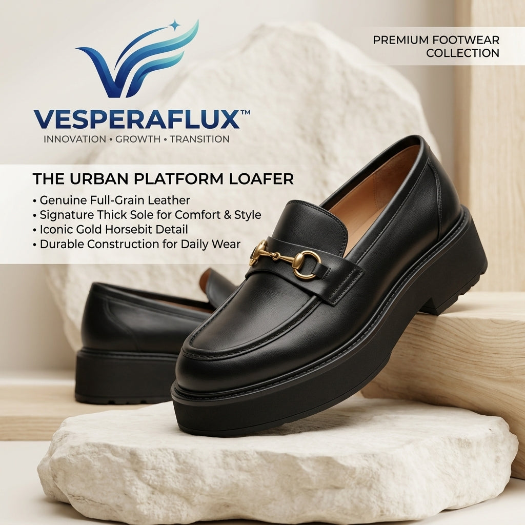 VESPERAFLUX™ Shadow-Stride Chunky Loafers