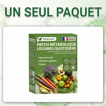 🥦Solaroza® | Patchs Métabolisme Bio-Nutriments – Complexe 39 Légumes & Super-aliments