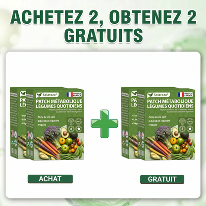 🥦Solaroza® | Patchs Métabolisme Bio-Nutriments – Complexe 39 Légumes & Super-aliments
