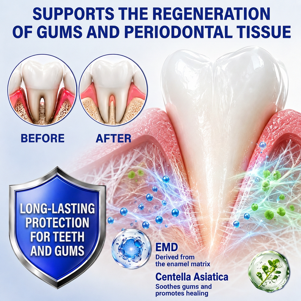 👨‍⚕️✅🦷 HISKIN® GumRevive Periodontal Repair Gel