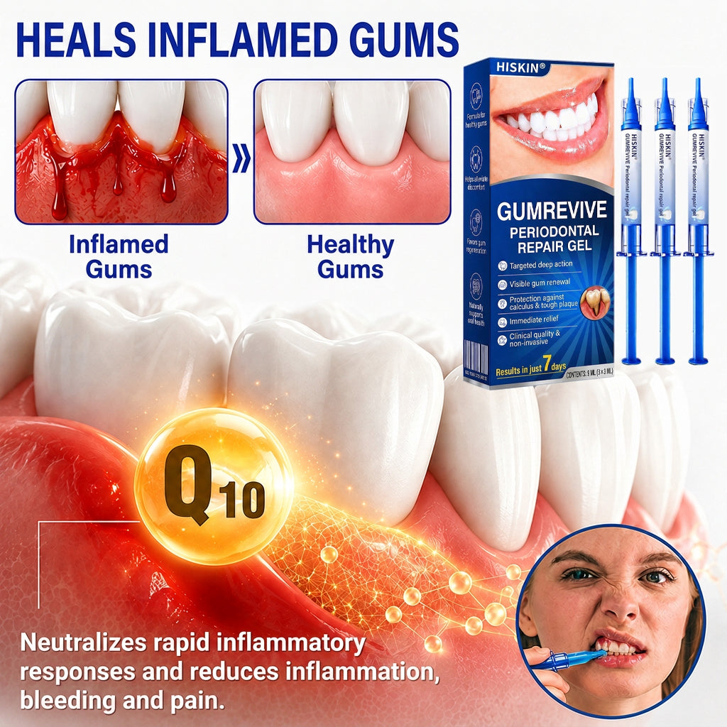 👨‍⚕️✅🦷 HISKIN® GumRevive Periodontal Repair Gel