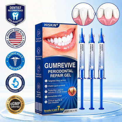 👨‍⚕️✅🦷 HISKIN® GumRevive Periodontal Repair Gel