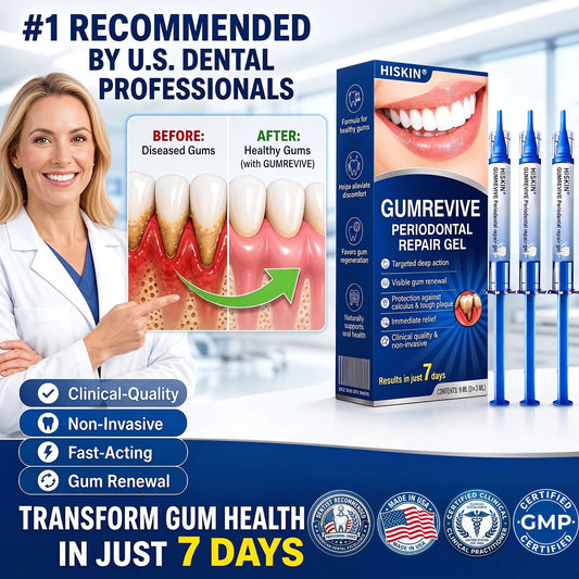 👨‍⚕️✅🦷 HISKIN® GumRevive Periodontal Repair Gel