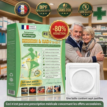 Boutique Officielle 🇫🇷 | ✨️ Patch Minceur Solaroza® 10-en-1 : Relancez le Métabolisme et Brûlez les Graisses (NAD+ & Berbérine)